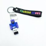 Брелок Майнкрафт 5см арт.B24m Крипер сине-фиолетовый