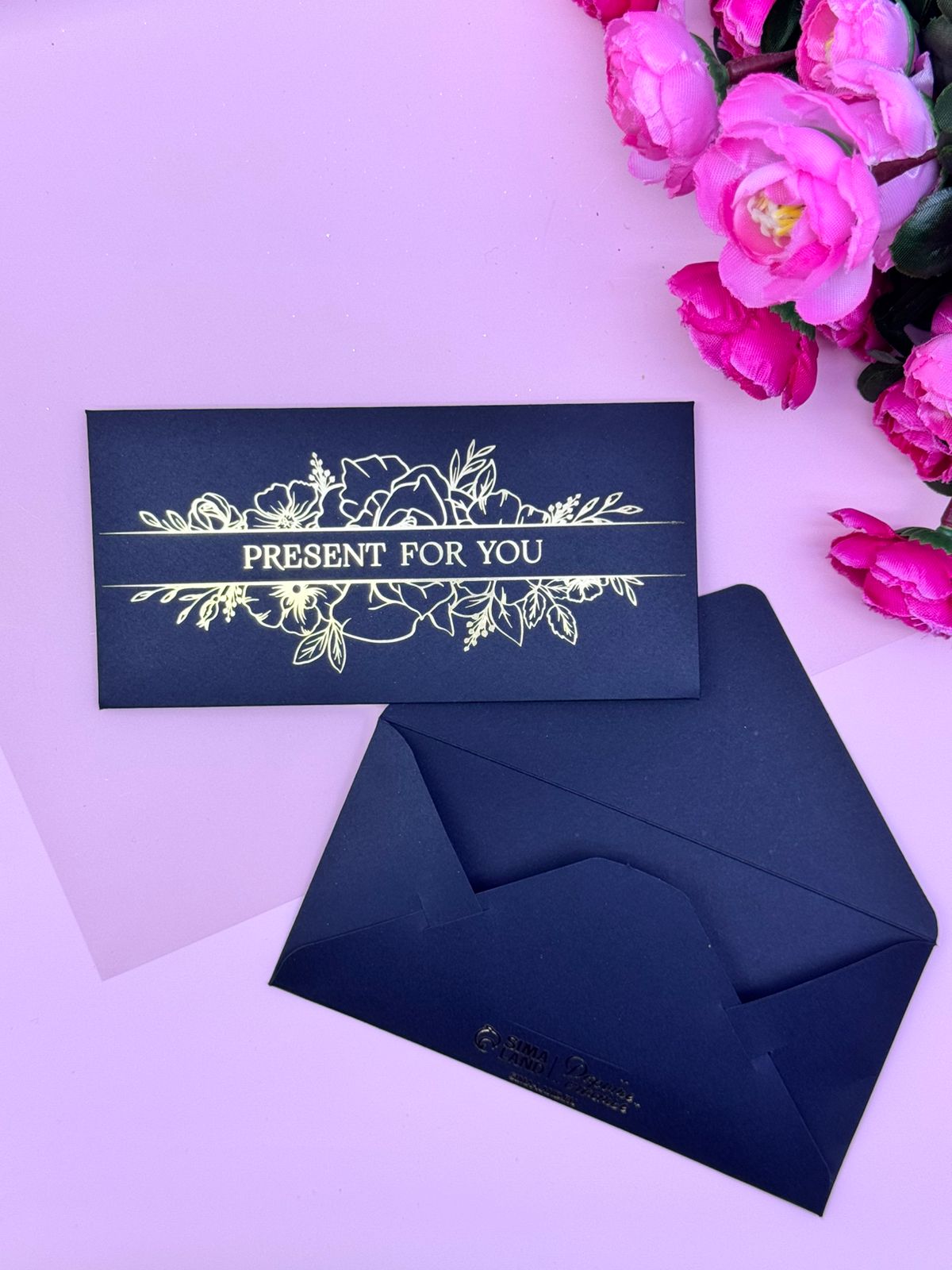 Конверт для денег черный Present for you арт.10897323 Конверт для денег черный Present for you арт.10897323