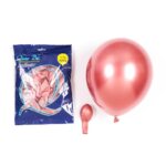 Шары упаковка 50шт Хром однотонные Qiao Bo Balloons 12д арт.tr1379 марсал