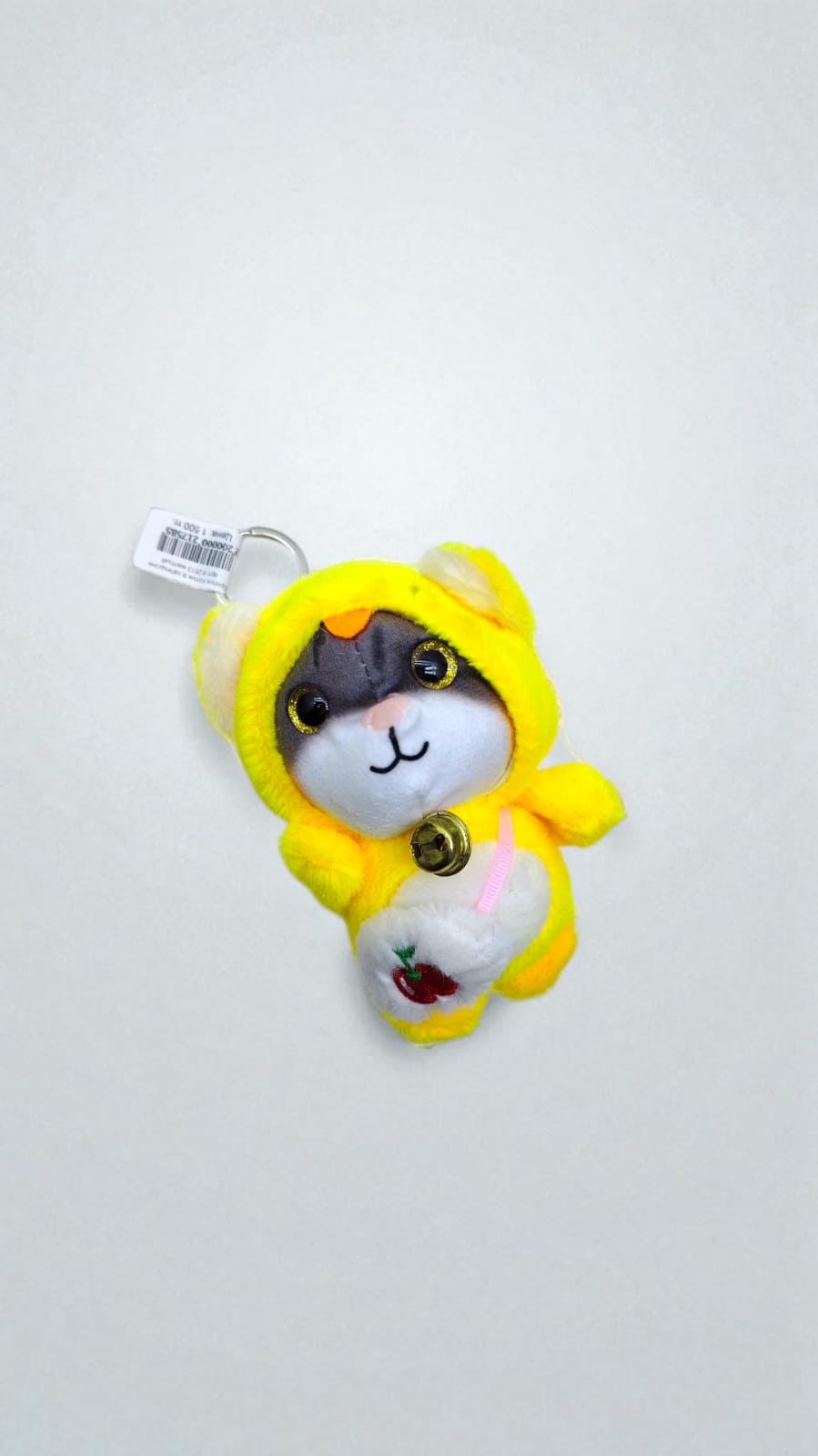 Брелок Котик в капюшоне арт.tr2613 желтый Брелок Котик в капюшоне арт.tr2613 желтый