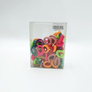Резиночки для волос в пластике арт.tr445 разноцветные в полоску