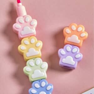 Текстовыделители Лапки 5цв арт.MD-158