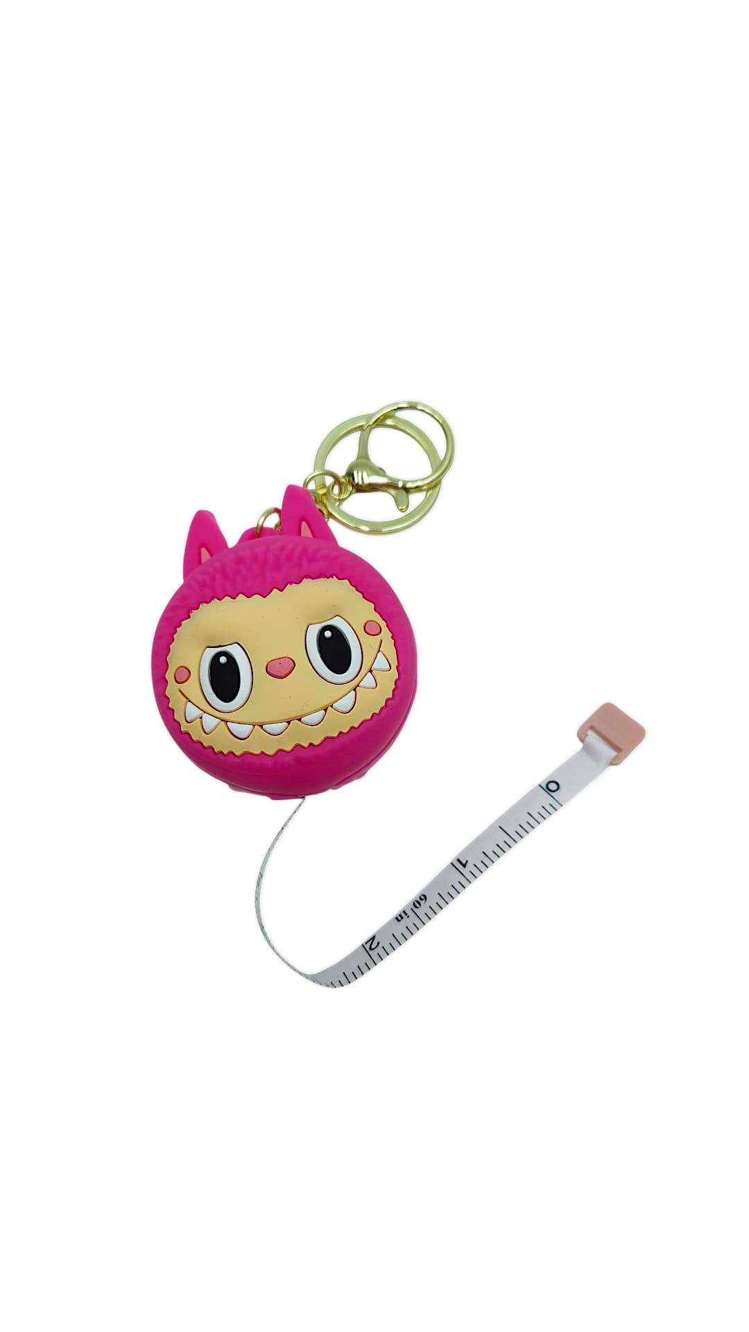Брелок рулетка Лабубу арт.tr1707 фуксия Брелок рулетка Лабубу арт.tr1707 фуксия