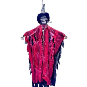 Ведьма на батарейках 75см арт.tr3120 красная