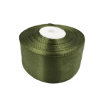 Лента атлас 5см бобина 20ярдов арт.tr885 цвет хвои