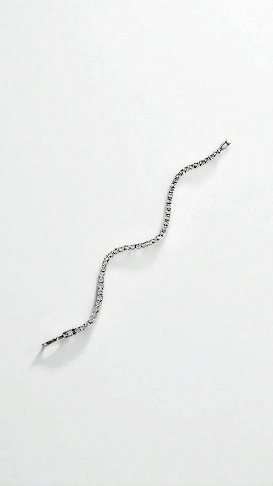 Браслет стразы 1ряд арт.1922 серебро Браслет стразы 1ряд арт.1922 серебро