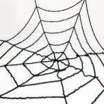 Паутина большая веревочная 120см арт.tr3028 черная