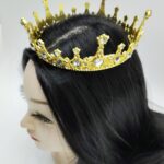 Корона металл арт.tr936 золото с серебром