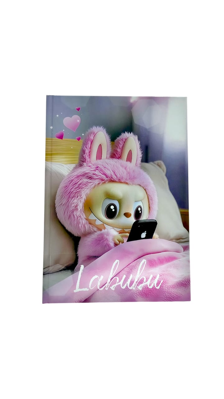 Блокнот А5 Qazaq Бренд Labubu арт.tr1641 c телефоном Блокнот А5 Qazaq Бренд Labubu арт.tr1641 c телефоном