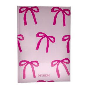 Скетчбук Qazaq Бренд в твердом переплете Бантики арт.tr329