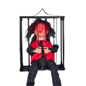 Клетка Хэллоуин на батарейках 28*23см арт.tr3057 вампир