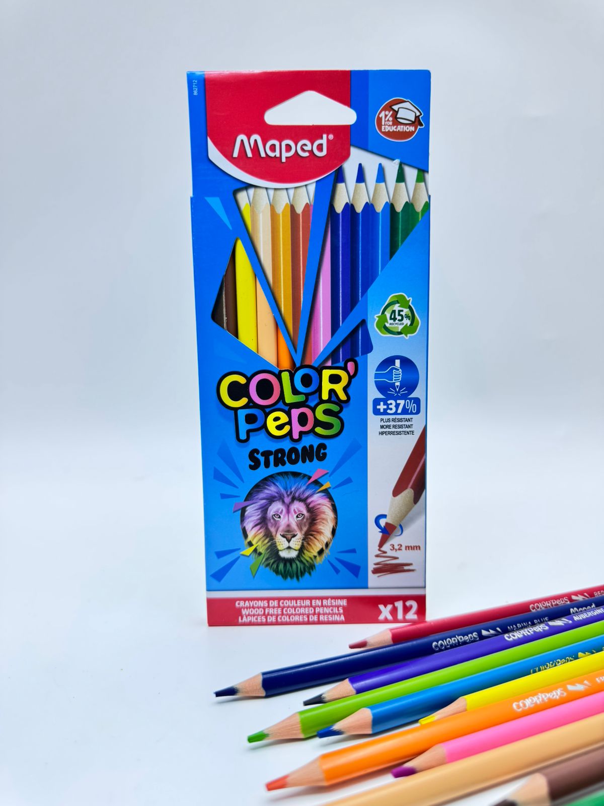 цветные карандаши Мапед 12цв арт.tr1568 цветные карандаши Мапед 12цв арт.tr1568