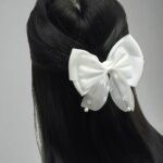 Бант на резинке арт.3833-9 белый