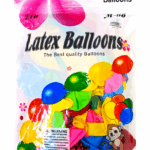 Шары упаковка 100шт однотонные Latex Balloons 12д арт.tr1056 разноцветный
