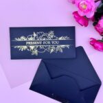 Конверт для денег черный С днем рождения арт.10897319