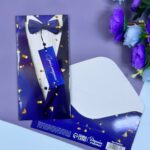 Конверт для денег черный С днем рождения арт.10897319