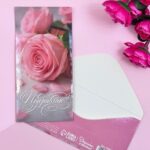 Конверт для денег черный С днем рождения арт.10897319