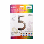 Шар фольга цифра 5 32д арт.tr1276 серебро