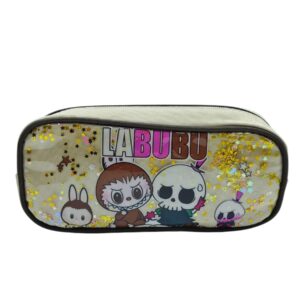 Пенал Лабубу 2 отдела со звездочками арт.t2722-2017