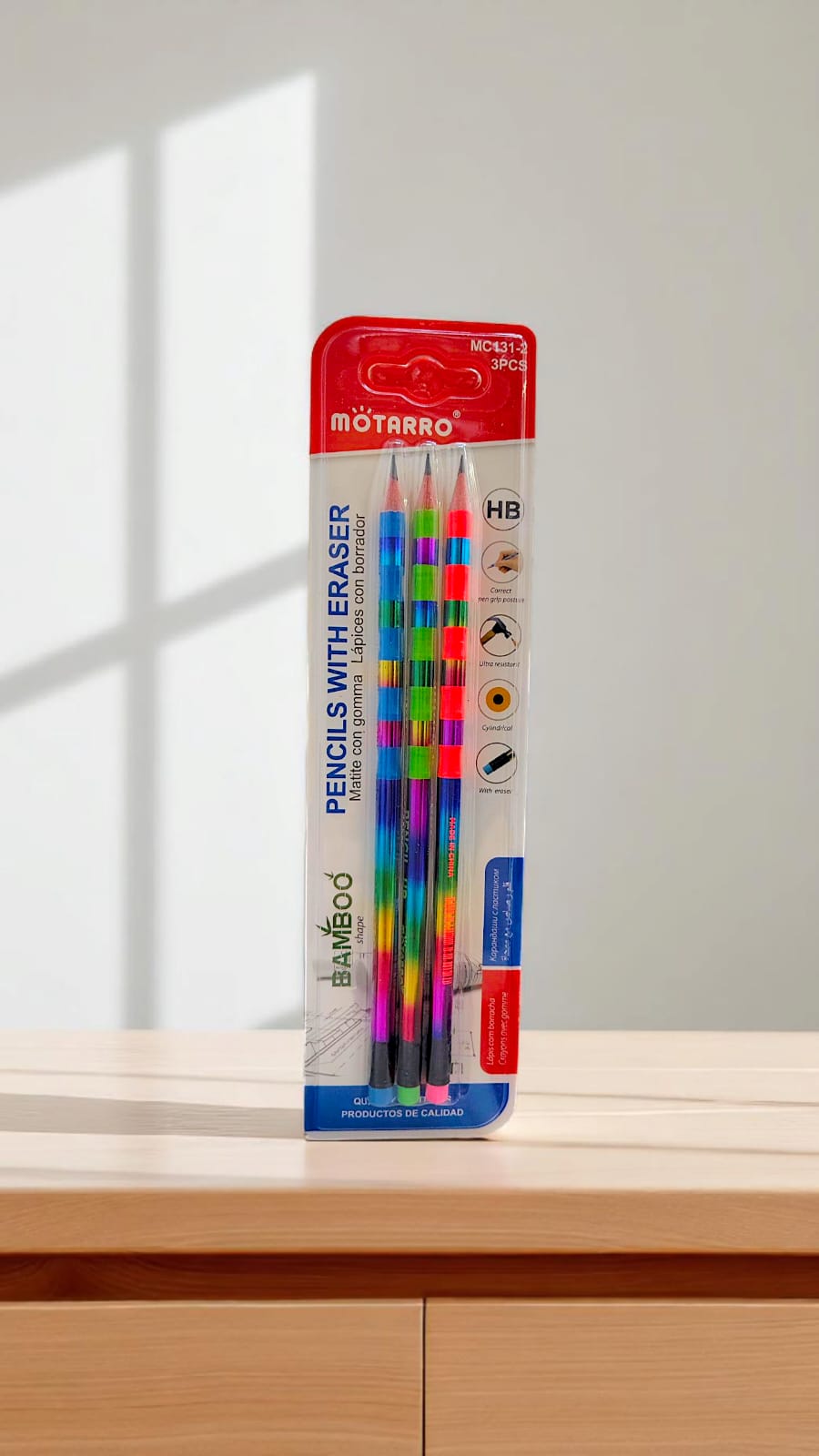 Карандаши уп 3шт арт.mc131-2 Карандаши уп 3шт арт.mc131-2