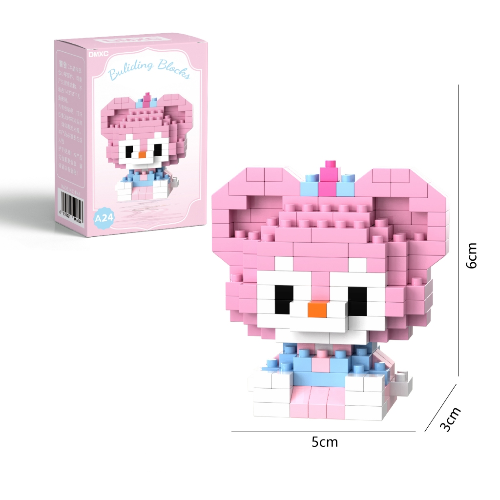 Конструктор Buliding Blocks арт.a24 мишка розовый Конструктор Buliding Blocks арт.a24 мишка розовый