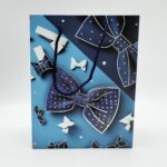 Пакет подарочный с бабочкой 3d 18*10*23см арт.wb-0751-1s