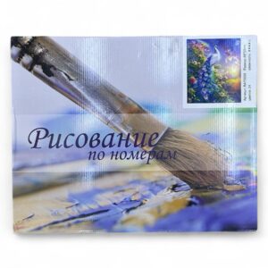 Рисование по номерам 40*50см арт.ra75699 Павлин