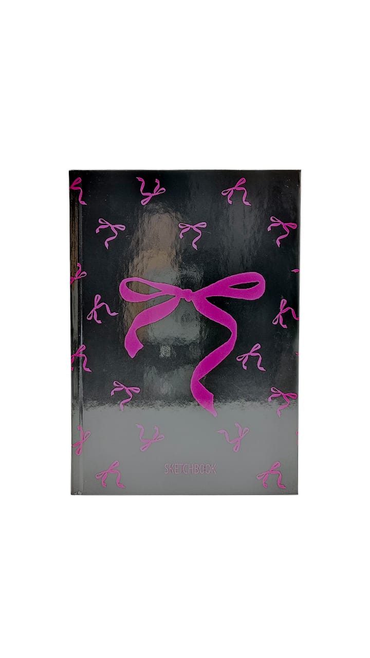 Скетчбук Qazaq Бренд в твердом переплете Бантики арт.tr323 Скетчбук Qazaq Бренд в твердом переплете Бантики арт.tr323