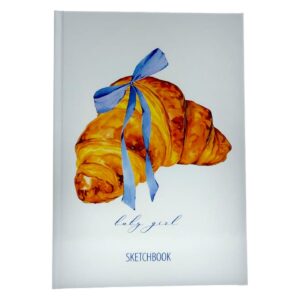 Скетчбук Qazaq Бренд в твердом переплете Бантики арт.tr321