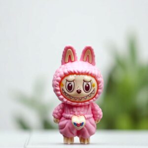 Брелок антистресс Лабубу 10см арт.tr1538 розовый