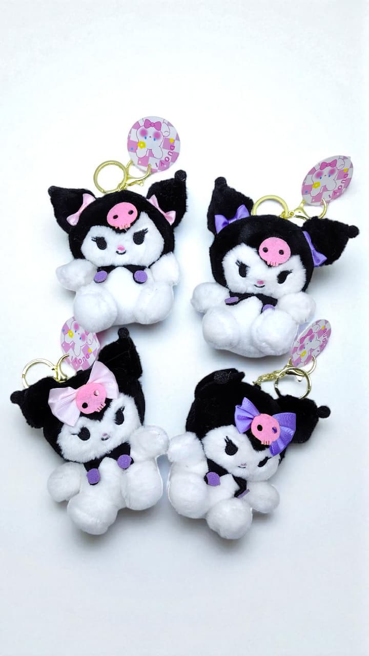 Брелок мягкий Куроми 11см арт.b10 с бантиком Брелок мягкий Куроми 11см арт.b10 с бантиком