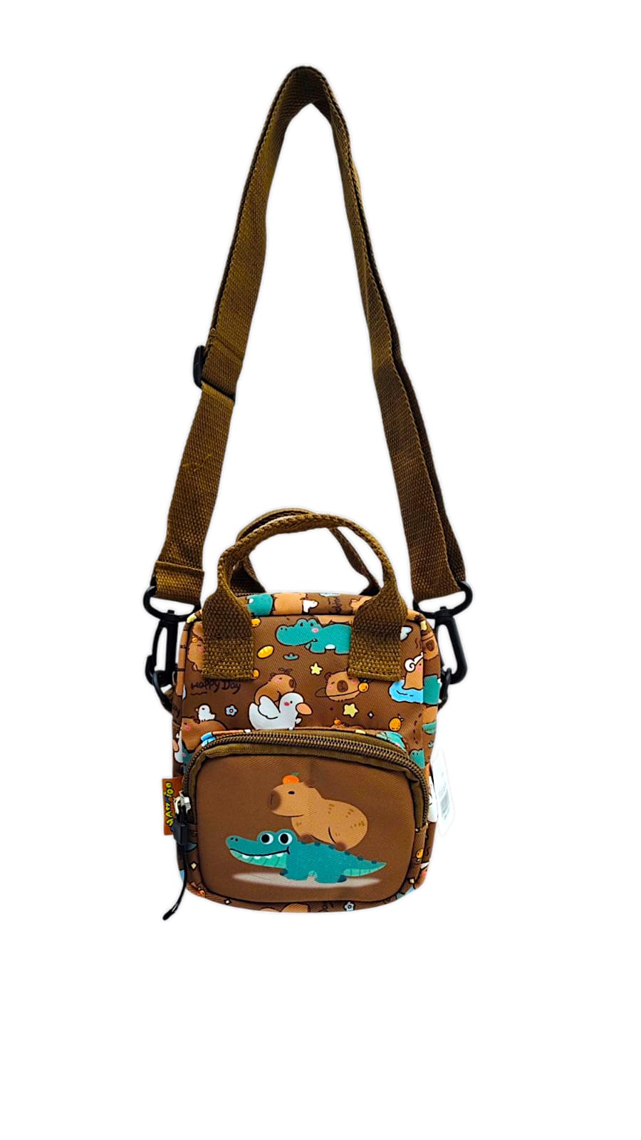 Сумка на плечо Капибара 15*13см арт.tr995 коричневая Сумка на плечо Капибара 15*13см арт.tr995 коричневая