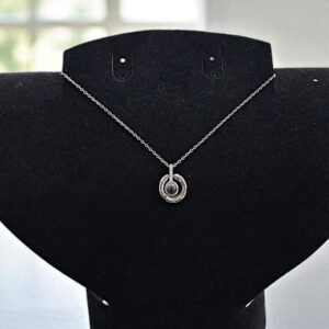 Кулон титан проектор круг арт.tr2117 серебро