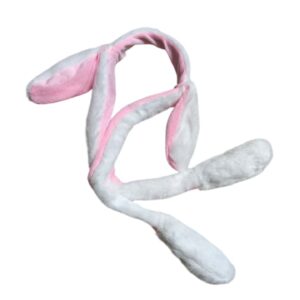 Ободок мех Зайка светящийся арт.tr3183 белый