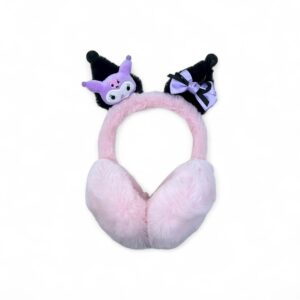 Наушники меховые с ушками Куроми арт.tr3203 светло-розовые