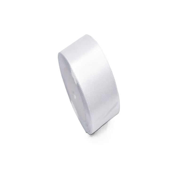 Лента атлас 4см бобина 20ярдов арт.tr639 белая Лента атлас 4см бобина 20ярдов арт.tr639 белая