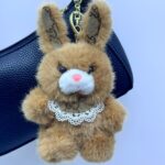 Брелок мягкий Зайка арт.tr2763 коричневый