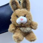 Брелок мягкий Зайка арт.tr2763 коричневый