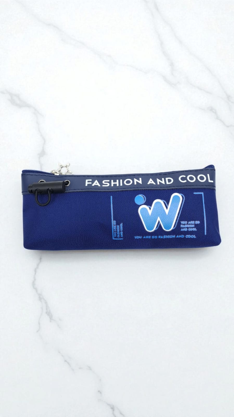 Пенал You are so fashion and cool арт.a-315 темно-синий с голубым Пенал You are so fashion and cool арт.a-315 темно-синий с голубым