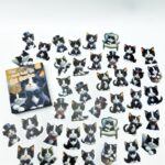 Стикеры в коробочке Котики уп 40шт арт.mmxz-6-03