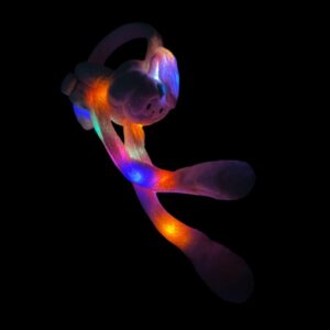 Наушники меховые с поднимающимися ушками светящиеся My Melody арт.tr3181 светло-розовые