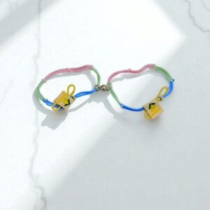 Браслеты парные с магнитом Mango арт.tr2160 разноцветные