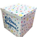 коробка для шаров с надписью новинка 6000тг