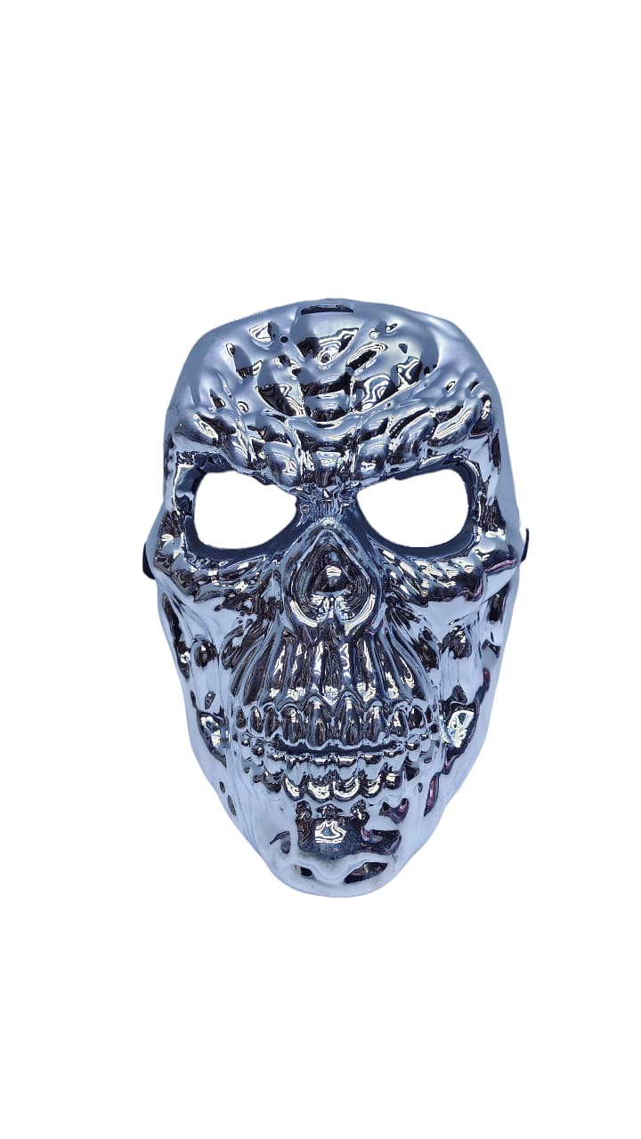 Маска Хэллоуин арт.tr3079 Череп серебро Маска Хэллоуин арт.tr3079 Череп серебро