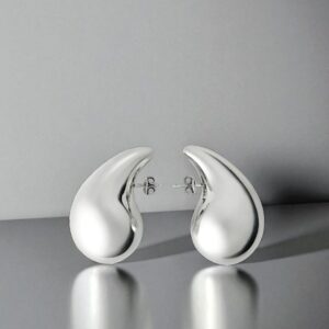 Серьги Bottega титан капля арт.tr1780 серебро