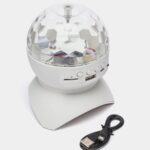 Проектор led диско шар с блютузом белый арт.tr758