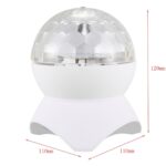 Проектор led диско шар с блютузом белый арт.tr758