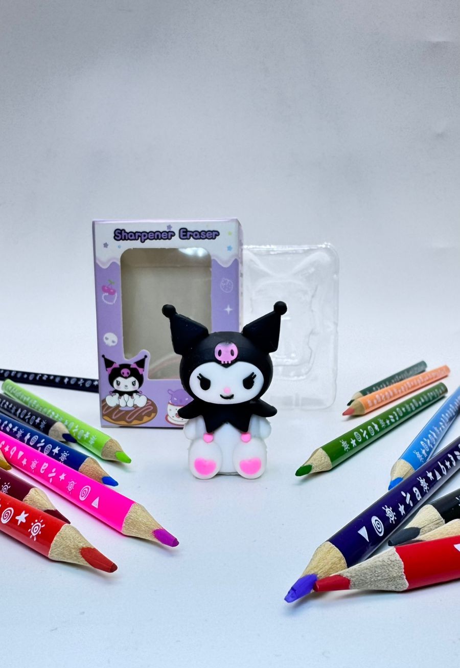 Ластик+точилка Куроми арт.9208 Ластик+точилка Куроми арт.9208