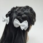 Бантики на резинке уп 2шт арт.tr2340 белые