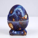 Проектор led яйцо Динозавра синий арт.tr697